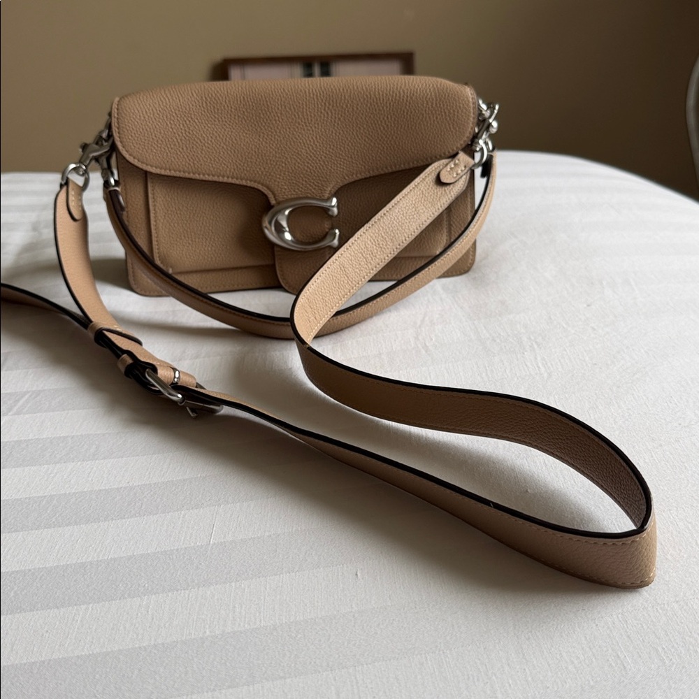 Coach Tabby Leather Crossbody with Silver 'C' Accent - Picture 2 of 2